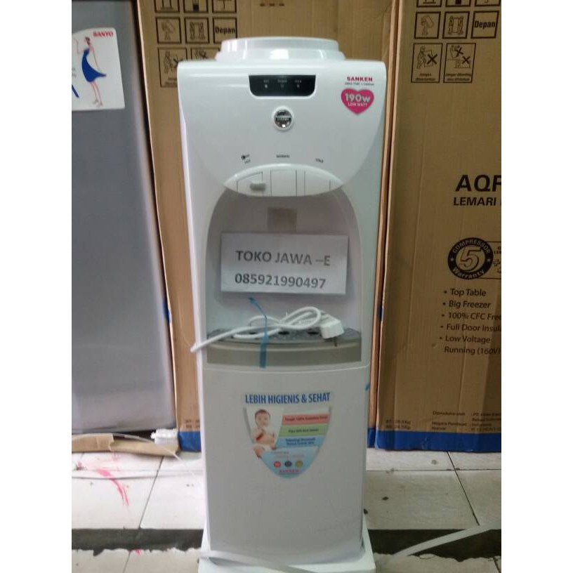 SANKEN HWD-734 Dispenser Compresor 3 Kran Panas Dingin Normal