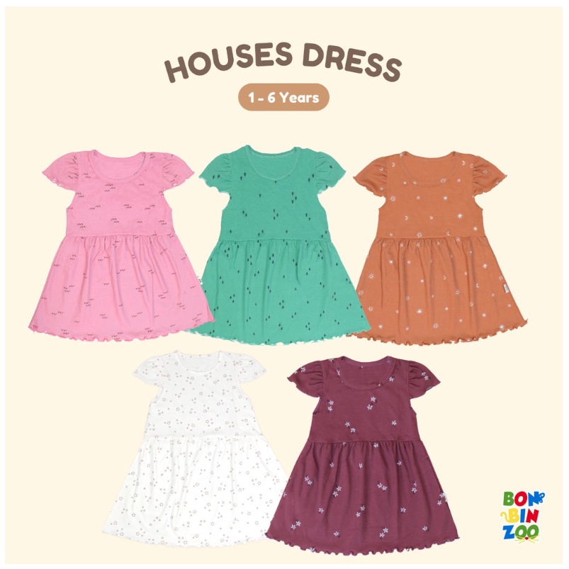 Dress Ruffle Bonbinzoo Nature Series / Aarde Series SML 1-3 CBKS