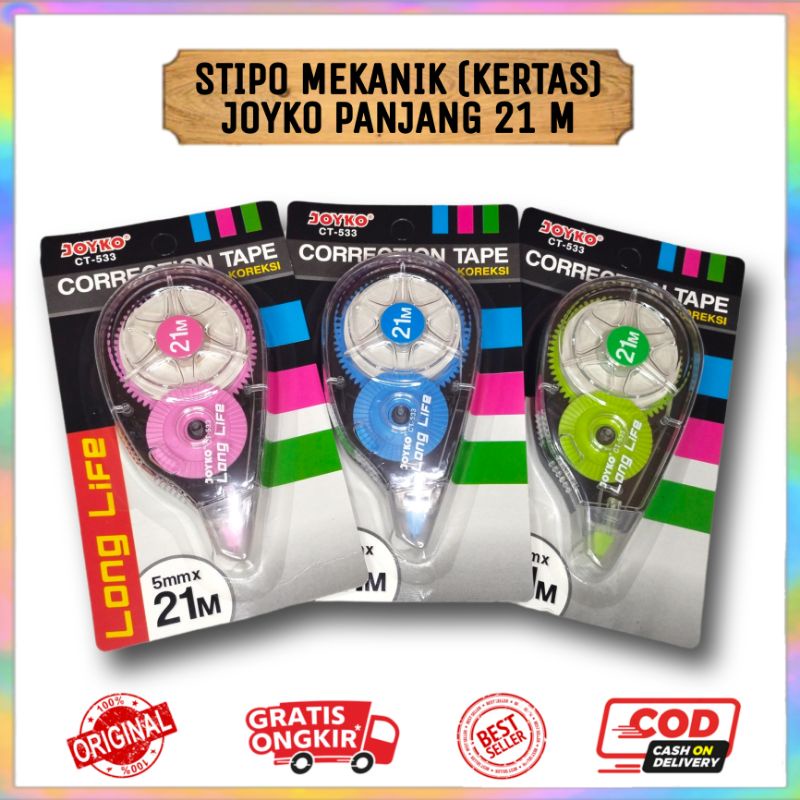 

Stipo / Tip-X Kertas Joyko 21 M x 5 mm