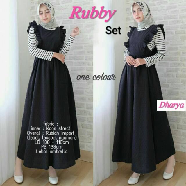 overall dress muslimah