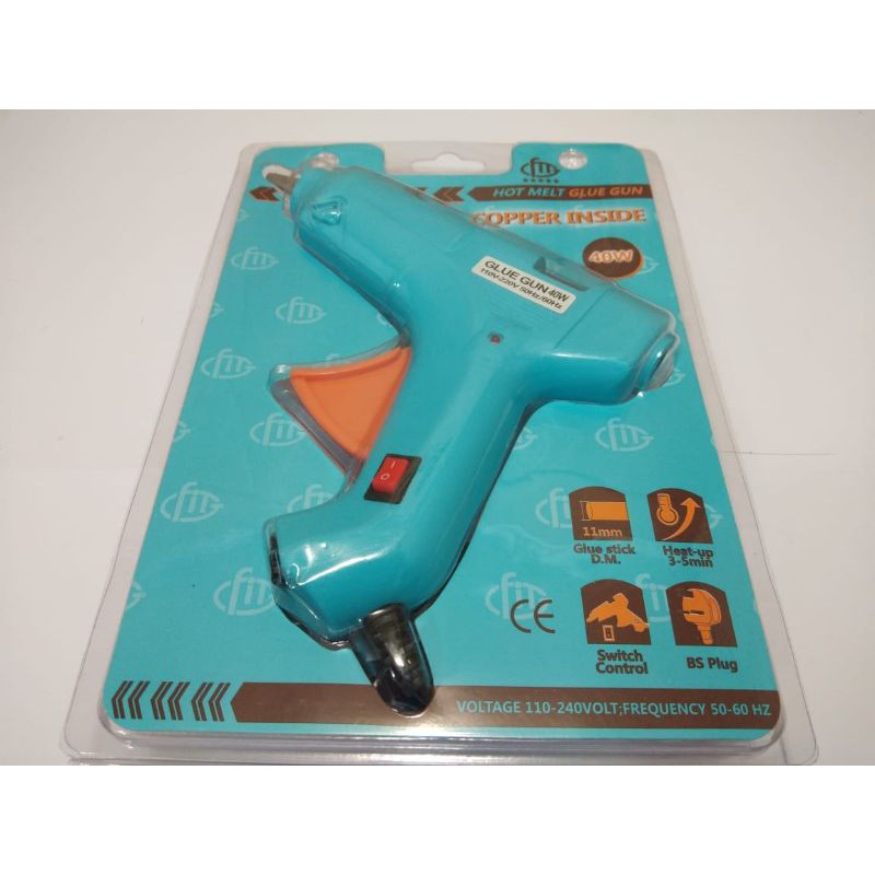 ALAT TEMBAK GLUE GUN 40W / ALAT TEMBAK KERAJINAN TANGA LEM LILIN/ALAT TEMBAK GLUE GAN LEM LILIN BESAR TERSEDIA BANYAK TYPE / ALAT PEREKAT LEM LILIN KERAJINAN TANGAN SEKOLAH KANTOR RUMAH TANGGA BERKUALITAS BAGUS