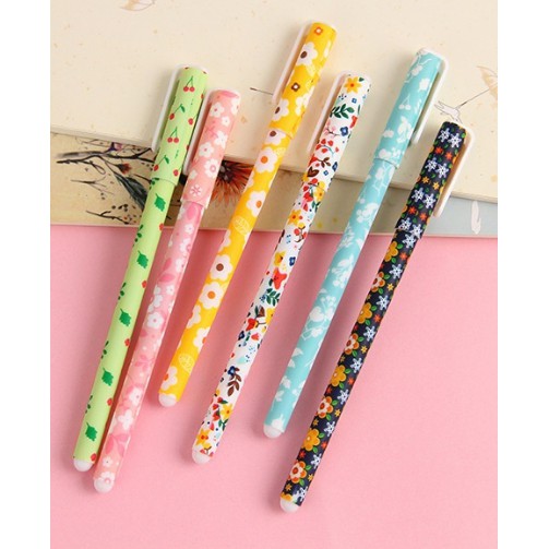 

Pen Cute Set 6 Pcs Pen Tinta Pulpen Gel Go Green Shop Jkt 1020-216
