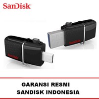 FLASHDISK OTG SANDISK DUAL USB 3.0 16GB - FLASHDISK ORIGINAL 16GB OTG