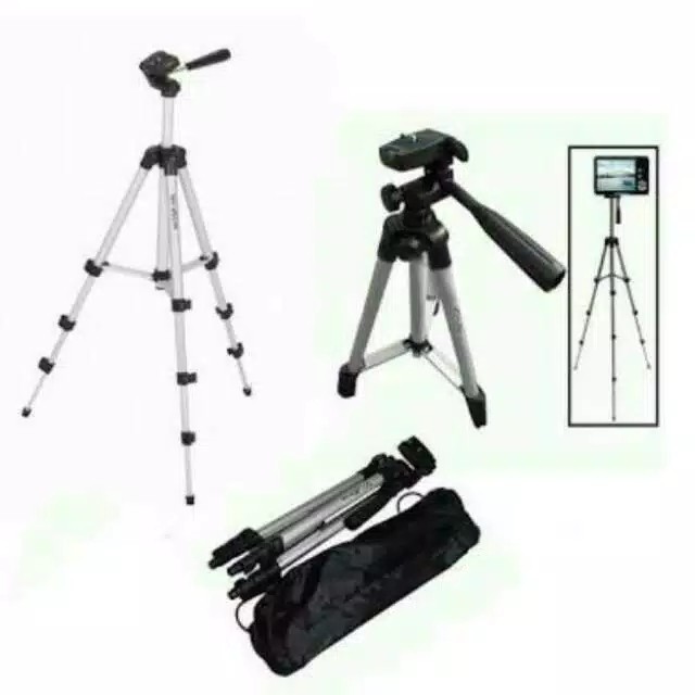 Tripod Hp Kamera 1 Meter + Tripot Mini Holder U / Camera DSLR Digital / Action Camera