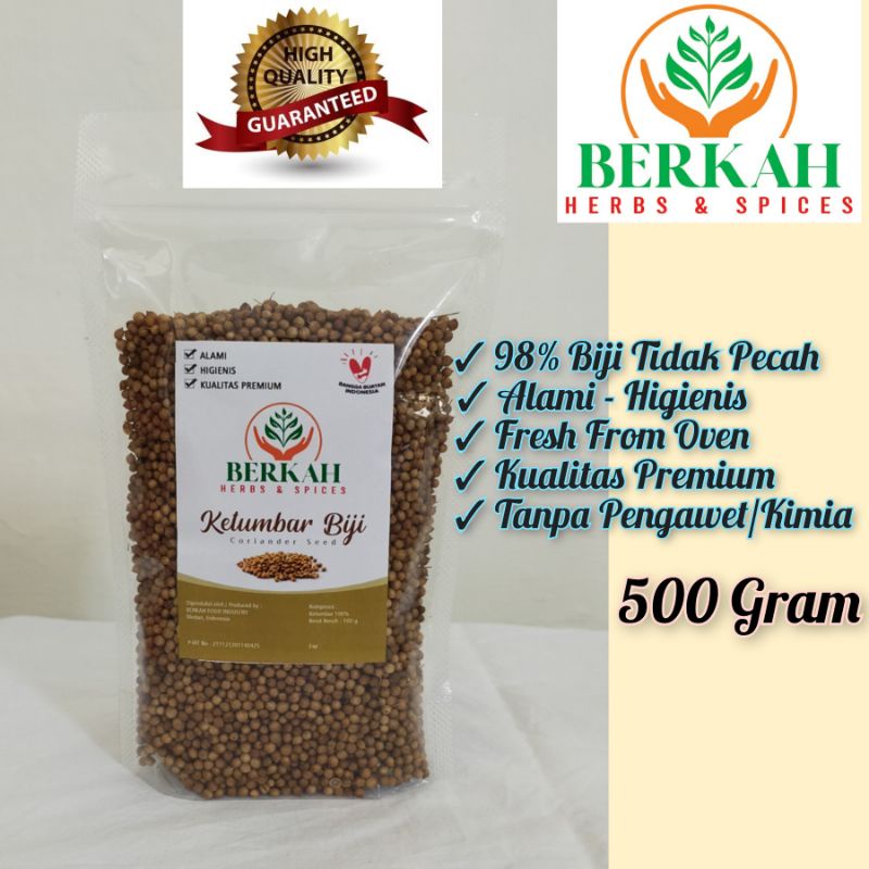

Ketumbar Hitam Biji Asli Alami 500gr Corriander Seed Kualitas Premium