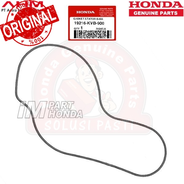 Original  gasket stator base oring water pump vario karbu 19216-kvb-900 19216KVB900 Jaminan 100% Asl