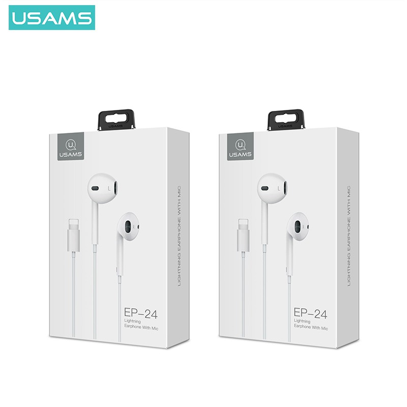 USAMS EP24 Lightning Earphone with Mic / Headset Lightning