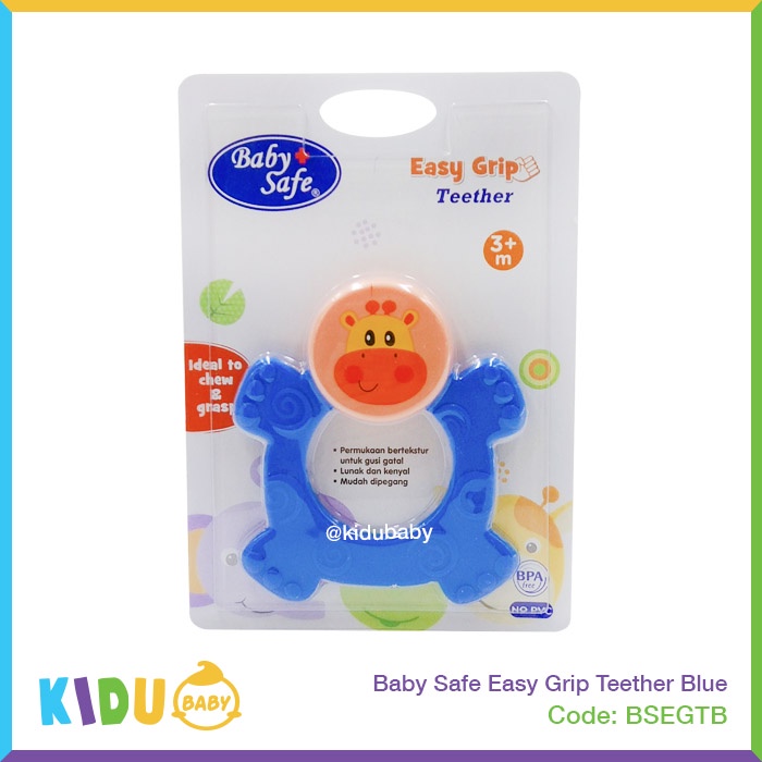 Baby Safe Easy Grip Teether TT002 TT003 Mainan Gigitan Bayi Kidu Baby