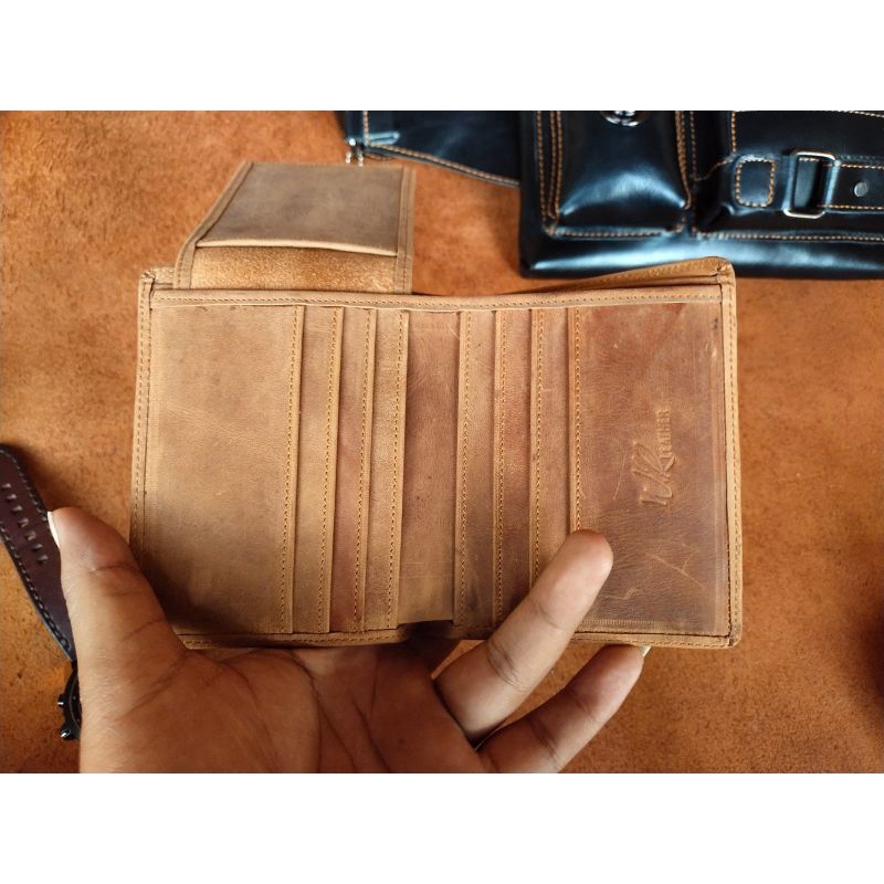 Dompet 3/4 Full Kulit Sapi Asli