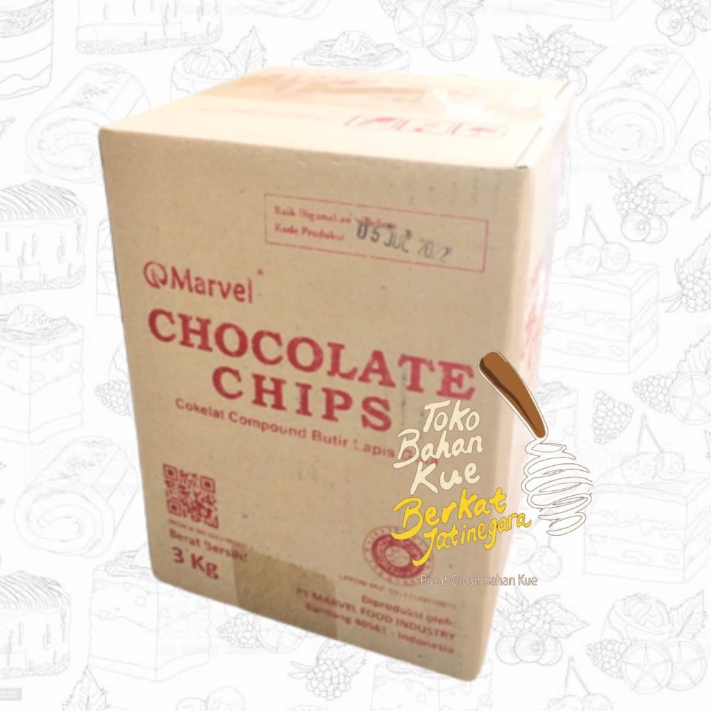 CHOCO CHIP BELAH / RAINBOW 3 KG (BOX)