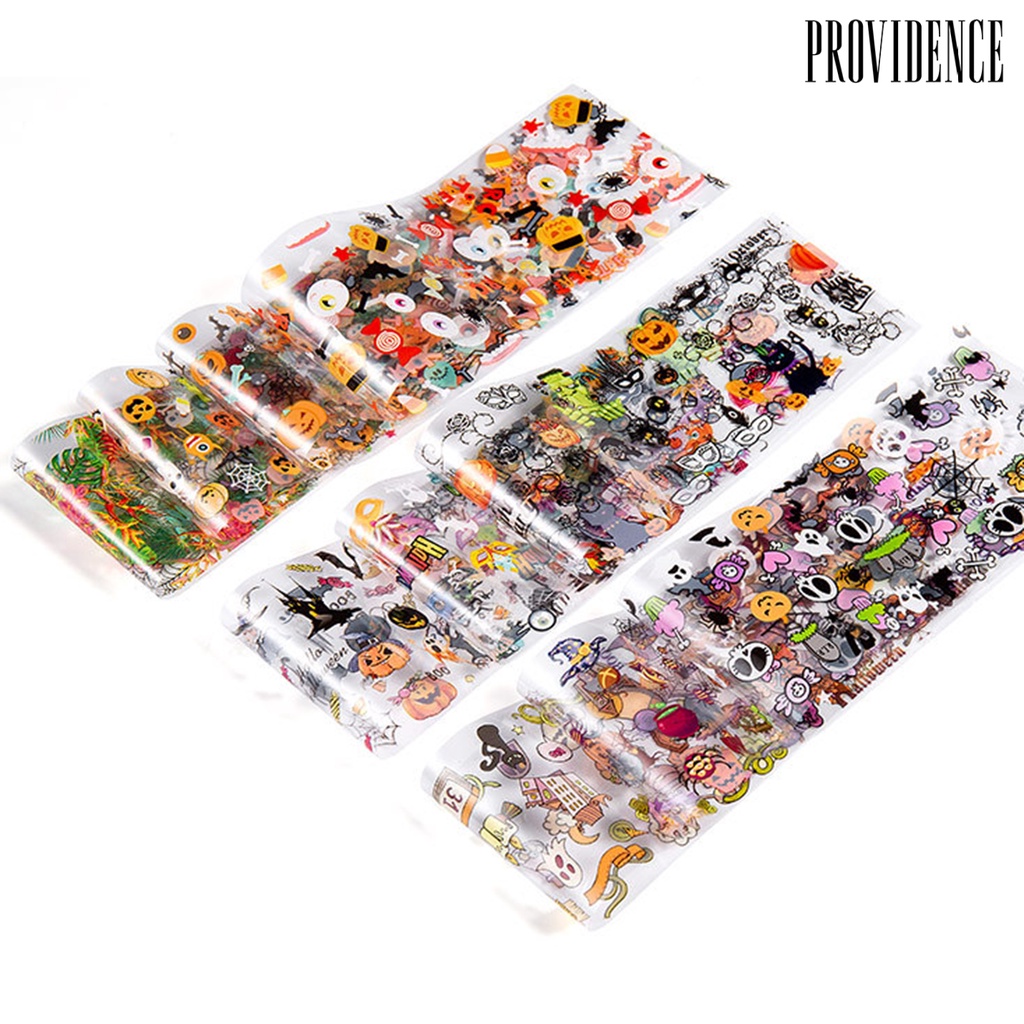 Providence 10Pcs/Pack Manicure Decal Easy to Apply Lightweight Paper Painted Nail Transfer Sticker for Christmas