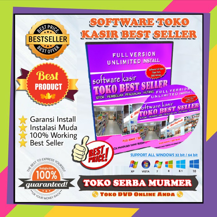 PROGRAM SOFTWARE TOKO KASIR TOKO GROSIR RETAIL FULL BONUS