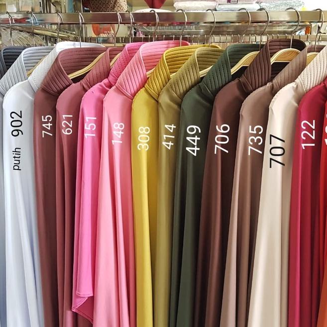 Jilbab Instan Bergo Polos Dewasa Terbaru Elzatta Zaria Citra Warna Lengkap Menutup dada