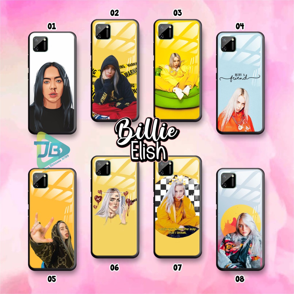 SOFTCASE BACK CASE GLASS KACA BILLIE ELISH SAMSUNG A51 M40S A60 A70 A71 A02S A12 JB2952