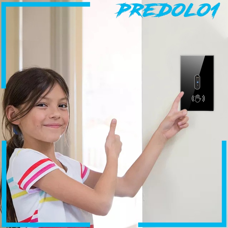 (Predolo1) Saklar Lampu Bahan Tempered Glass Dengan Sensor Inframerah 10 / 110v