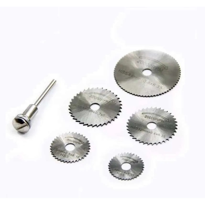 mini saw MATA GERGAJI Saw Blade Mini Grinder Set 6pc  Mata Potong Mini Gerinda multifungsi