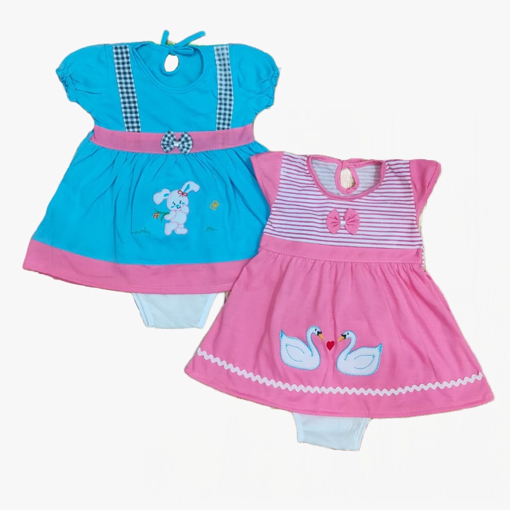 Two Mix Baju Bayi Murah Dress Bayi Perempuan dj434e