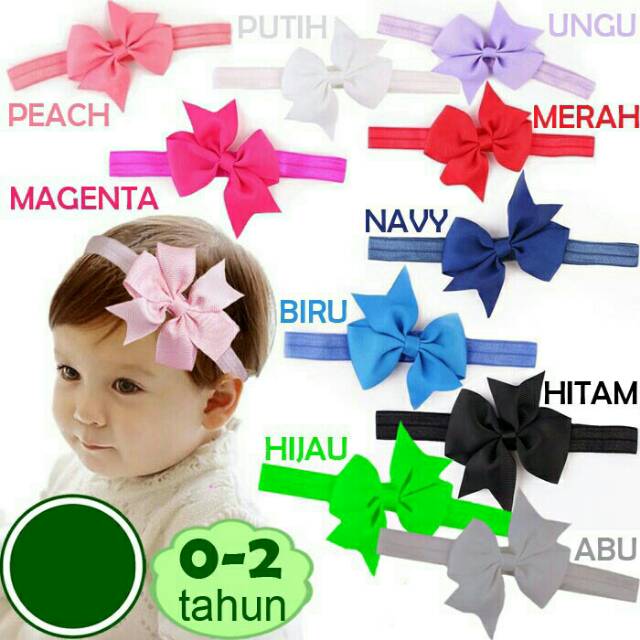  Aksesoris  rambut Headband Bandana bayi Bando Pita Anak  