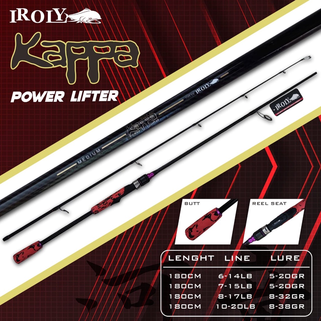 Rod IROLY KAPPA POWER LIFTER 180cm