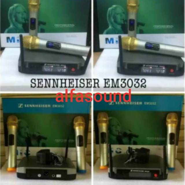 Mic Wireless Pegang Handheld Sennheiser EM-3032 EM 3032 EM3032