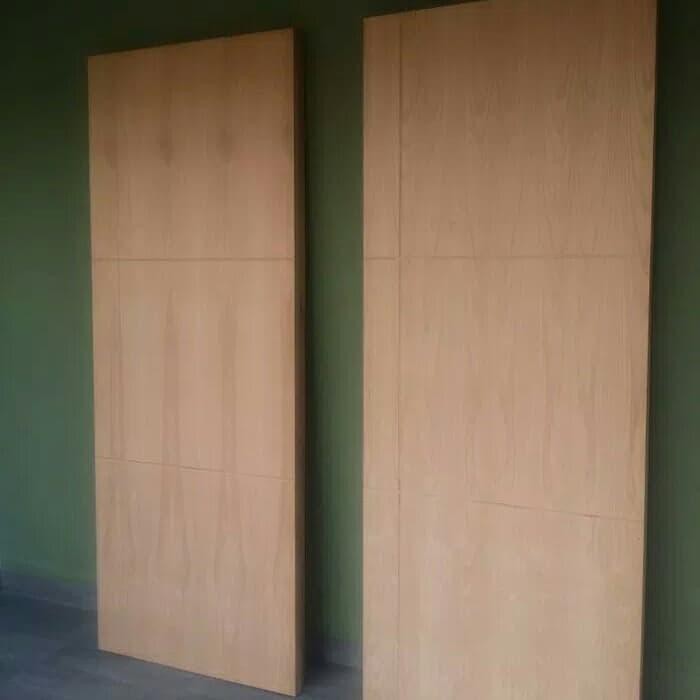 Kusen Dan Daun Pintu Sliding Minimalis Double Triplek Lengkap Acc Shopee Indonesia