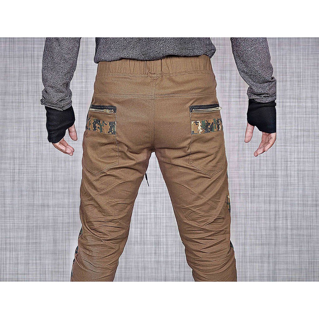 EXCLUSIVE Celana Japan Korean Style - CAMOLINE TWIL JOGGER PANTS - 1 AxelBoard Kyuzwear