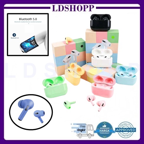 LDS Macaron Original Air 3 Pro InPods 13 Bluetooth Earphone Wireless Headphones I13 TWS