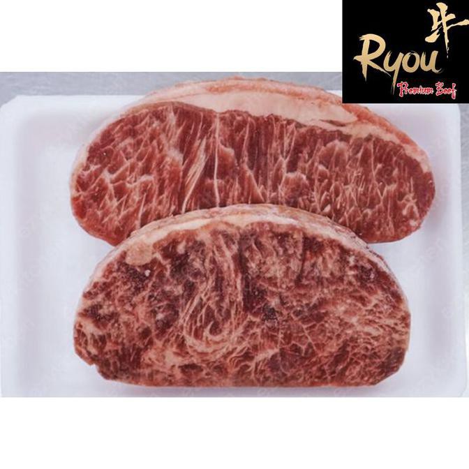 

Wagyu Striploin Steak 1Kg Meltique Meltik Daging Sapi Saikoro Slice Bbshop555