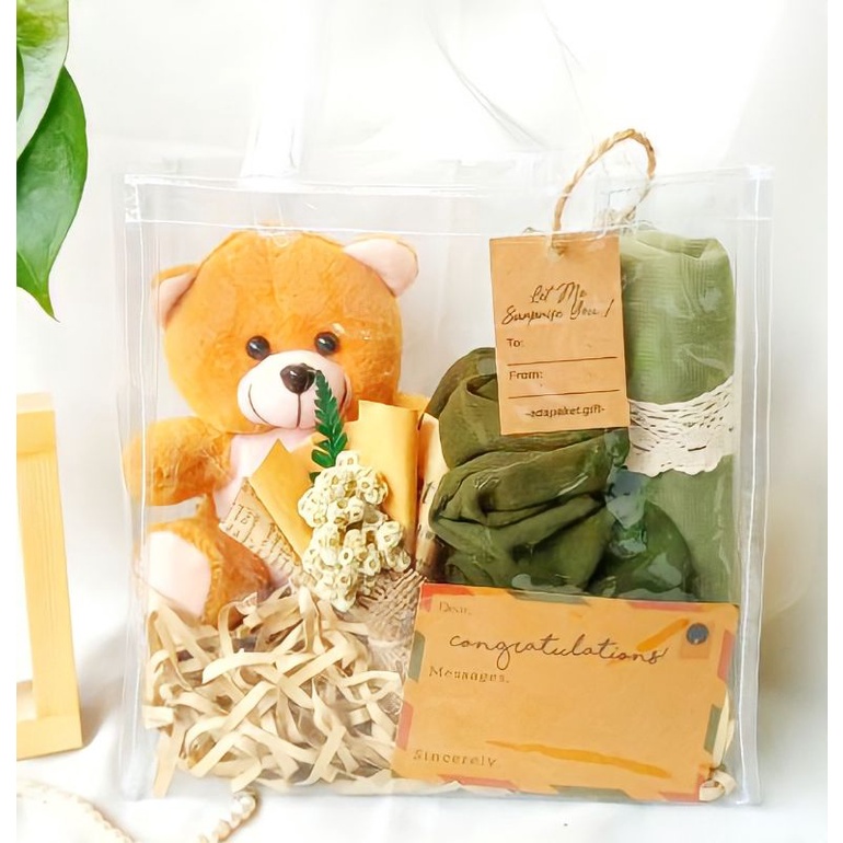 

tas mika pvc tas souvernir parcel awet premium ready stok tas kado tas wedding tas aqiqah