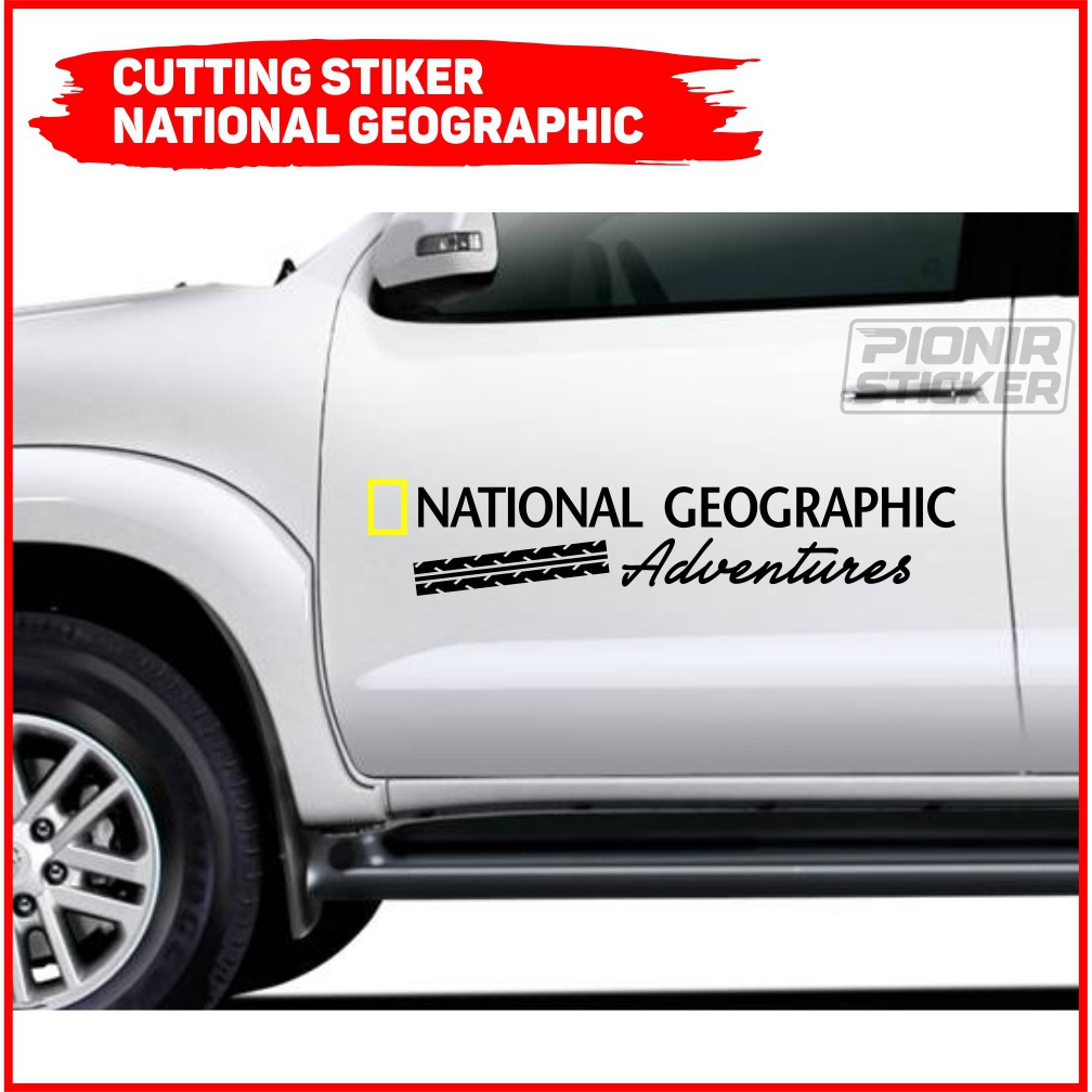 Stiker Mobil National Geographic Adventures Cutting Sticker Mobil National Geographic Adventures