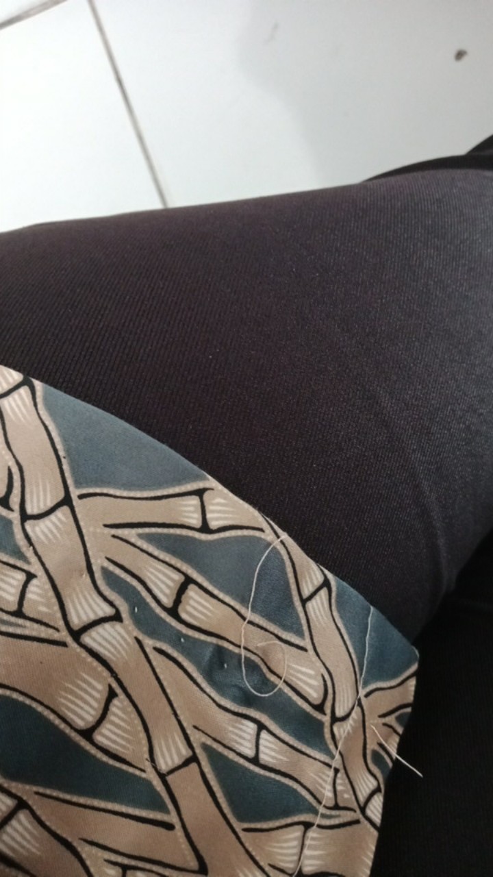 Tey-17 Batik Wanita Asj Sa Hrb026 Kenongo Kemeja Tosca Pendek