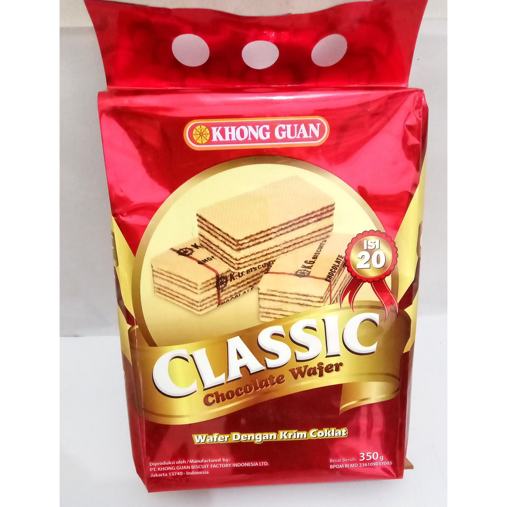 

Khong Guan Wafer Classic Coklat 350g