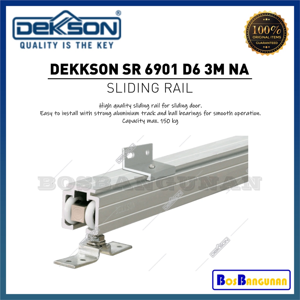 Rell Pintu Geser DEKKSON SR 6901 D6 3M / SLIDING RAIL DEKKSON SR 6901 D6 3M NA
