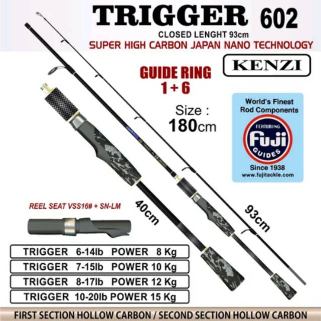 JORAN PANCING SPINNING KENZI TRIGGER 6-14 LB