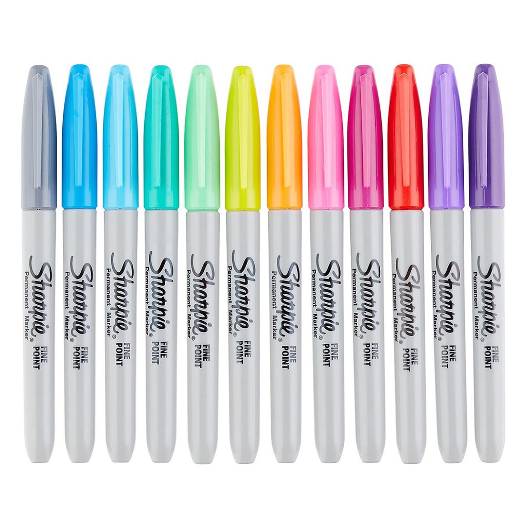 

Sharpie Fine Point Marker, spidol warna, marker, permanent marker, spidol marker permanen, Pulpen