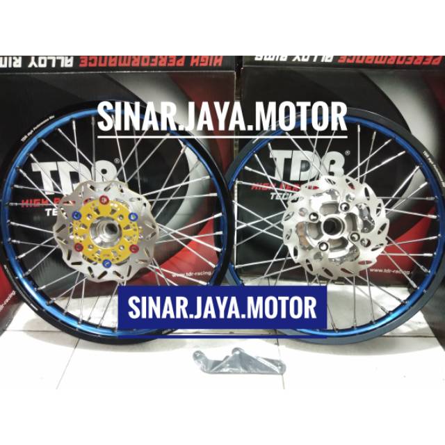 Paketan velg TDR SONIC 150 sonic ring 17 cakram