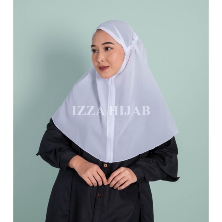 Jilbab instan sabila kerut diamond / Hijab bergo Maryam karet non per by izza