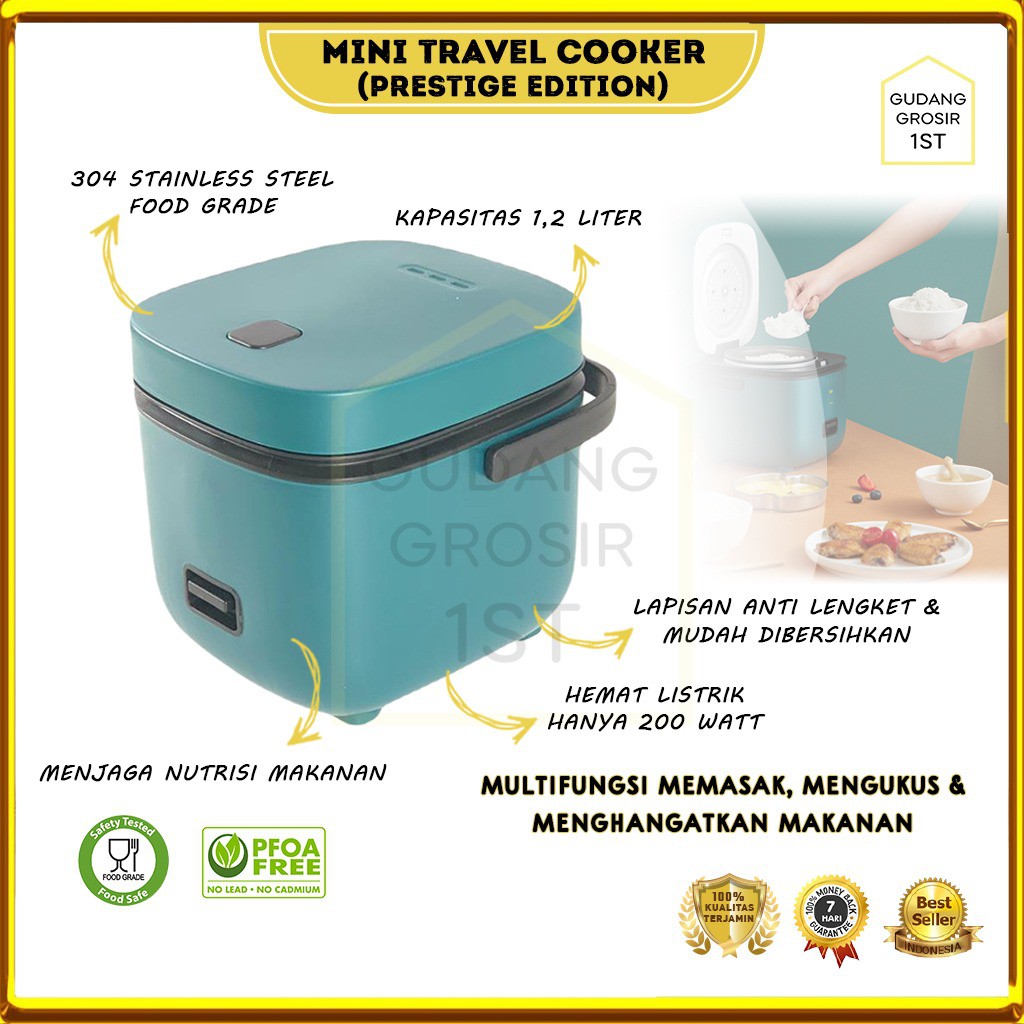 Alat Masak Nasi Penanak Nasi Multifungsi Mini Travel Cooker (Prestige