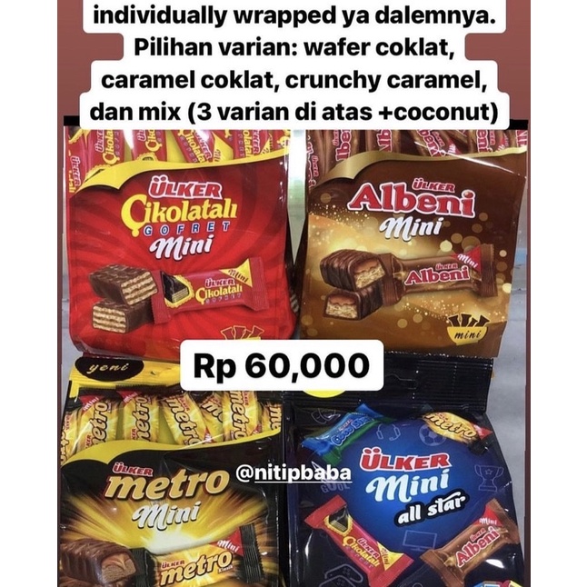

ULKER MINI SERIES. MINI CHOCOLATE SNACKS ❤️