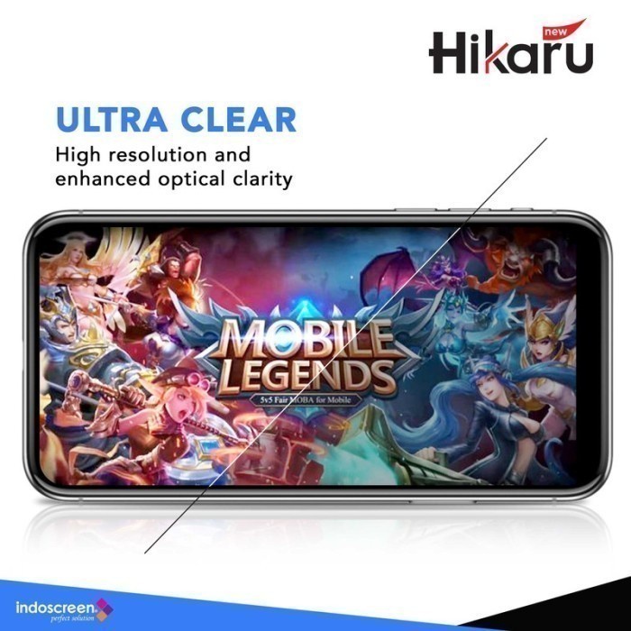 Vivo Y01 Y15S Hikaru Premium Full Cover Tempered Glass Anti Gores Full Cover White_Cell