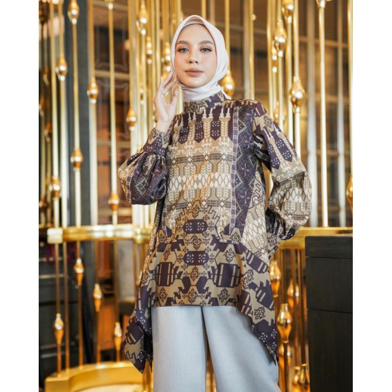 pila blouse walnut by klamby