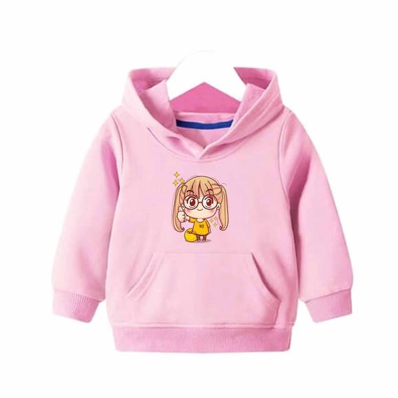 Hoodie Kawai girl Sweater Anak Fleece Pakaian Anak