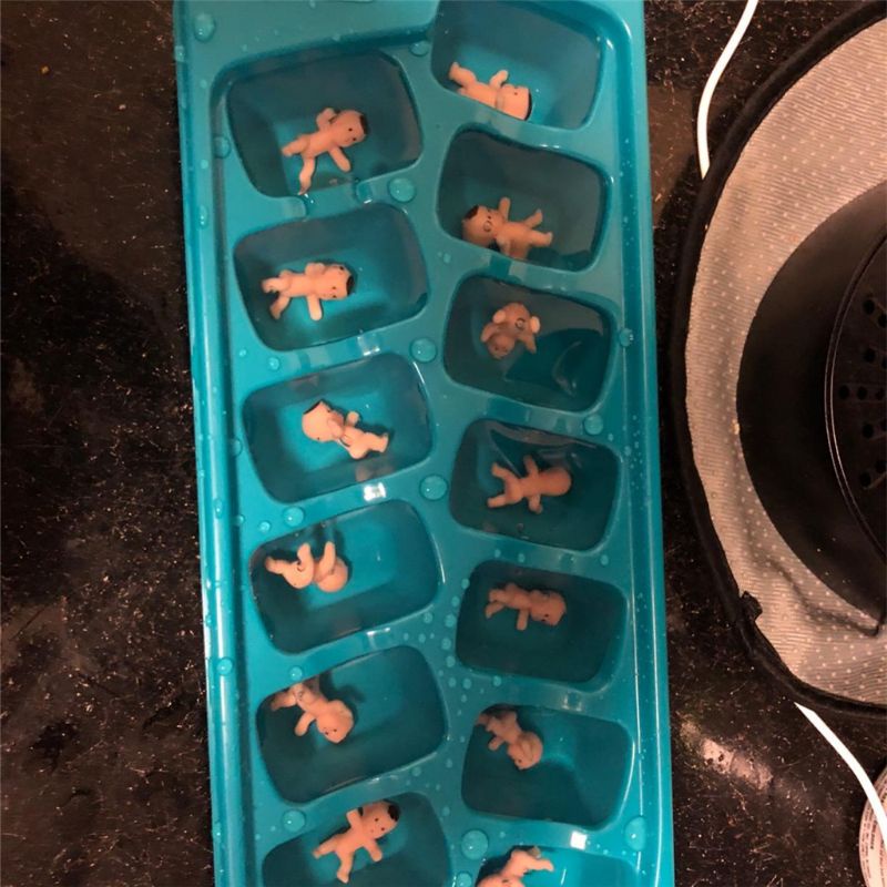 Mary Baby Model Figure Untuk Layout Arsitek Mainan Plastik Orang Untuk Boneka Bayi Model Koleksi Mainan Dengan Materia Halus