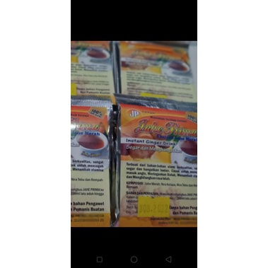 

Jahe merah bubuk sachet 22gr