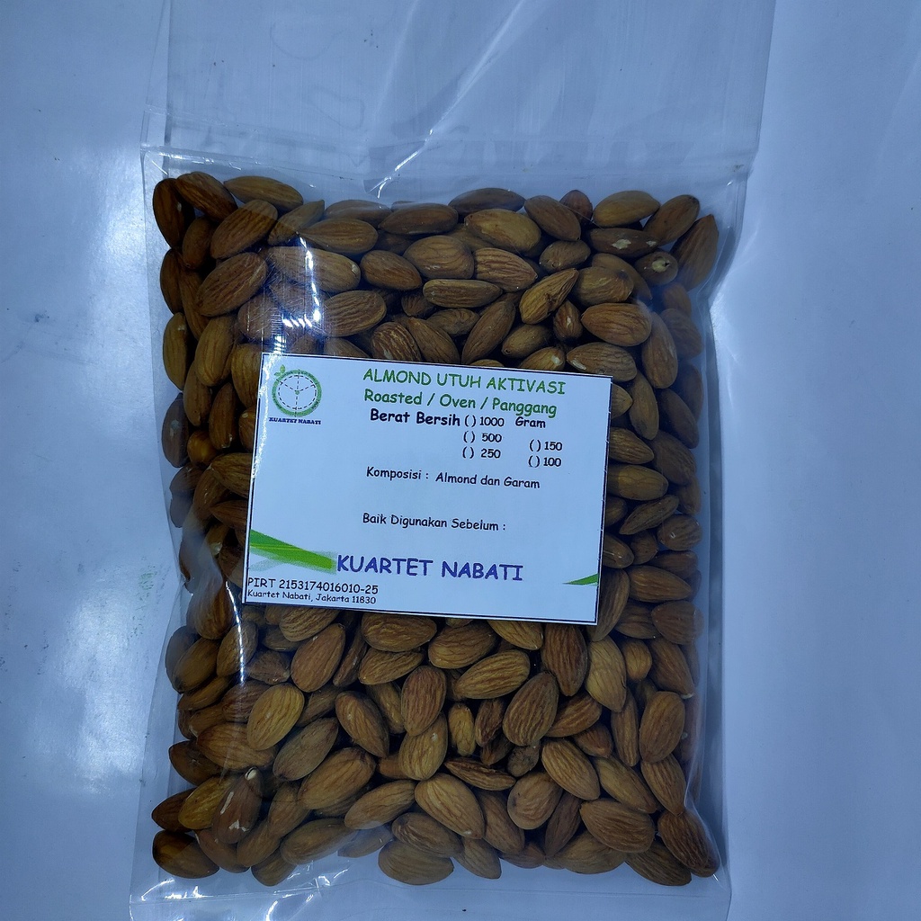 

1000gr KN Activated Almond- Aktivasi Kacang Almond - Matang - Siap Makan