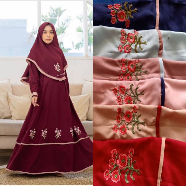 GAMIS MEWAH BORDIR | GAMIS ONLY