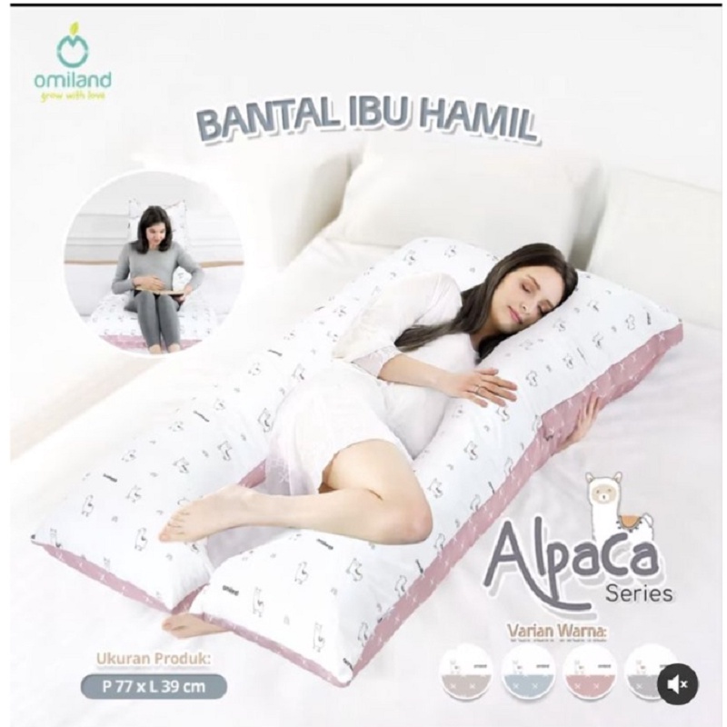 Omiland Maternity Pillow Bantal Ibu Hamil &amp; Menyusui Alpaca Series - OB 08201-4