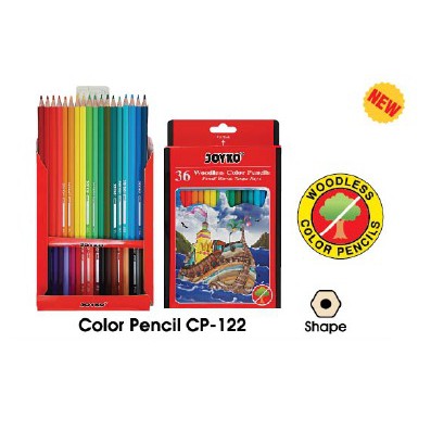 

Joyko Pensil Warna Woodless Color Pencils Hexagonal Grip Cp 122