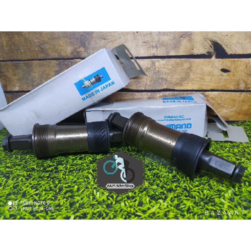 Bottom bracket shimano via japan 122mm mtb,bb kotak 122mm,bb shimano 122mm bukan bearing