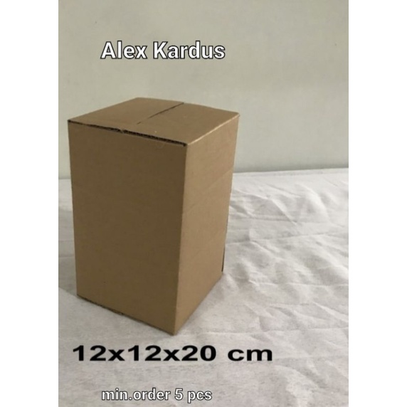 

Kardus / Box / 12x12x20 cm / Karton Packing Polos Baru ST